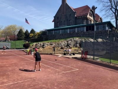 Tennis Court at Bonnie Briar Country Club