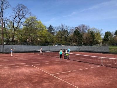 Tennis Court at Bonnie Briar Country Club